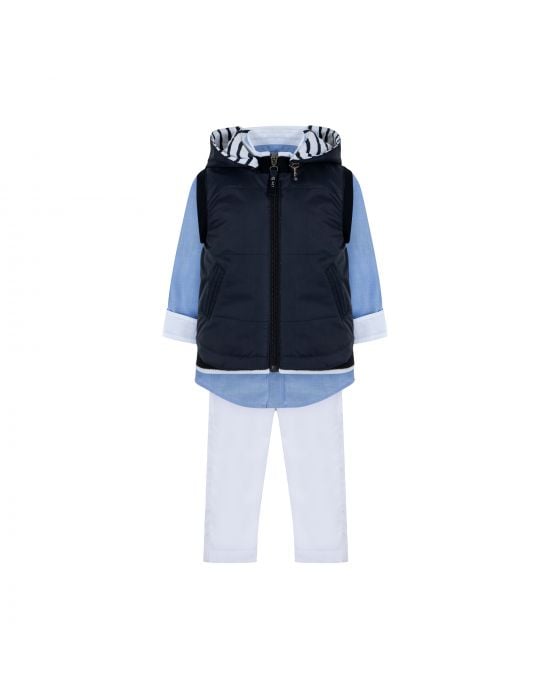 Lapin Baby Vest-Shirt-Trousers Set