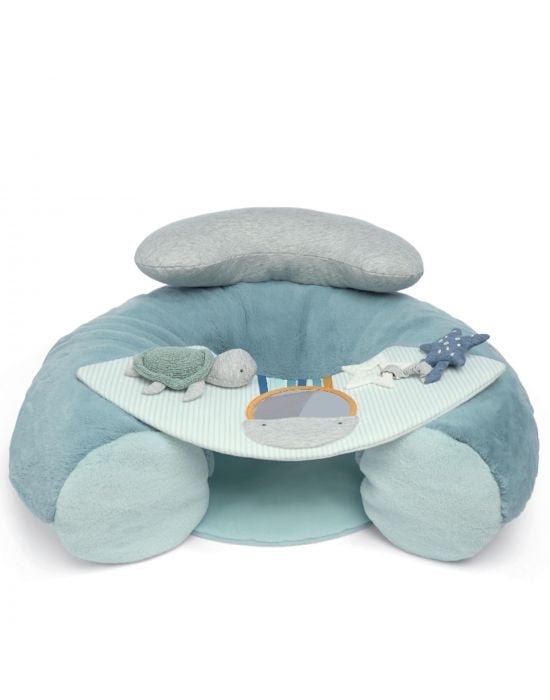 Mamas & Papas Welcome to the World Sit & Play Under the Sea Interactive Seat Blue