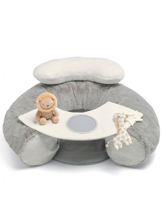 Mamas & Papas Welcome to the World Sit & Play Elephant Interactive Seat Grey