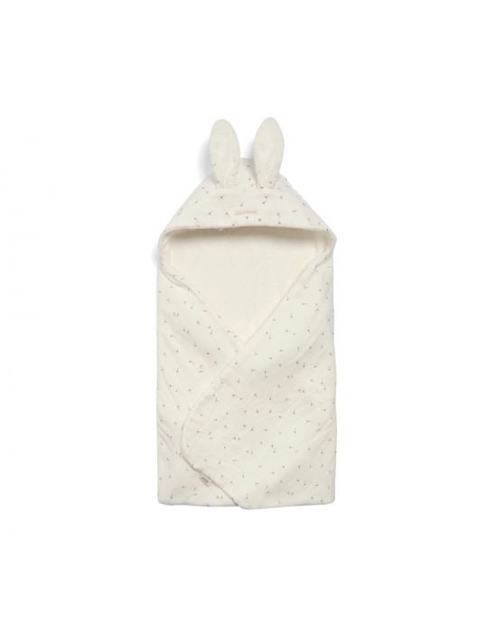 Mamas&Papas Hooded Towel Seedling Seed-White