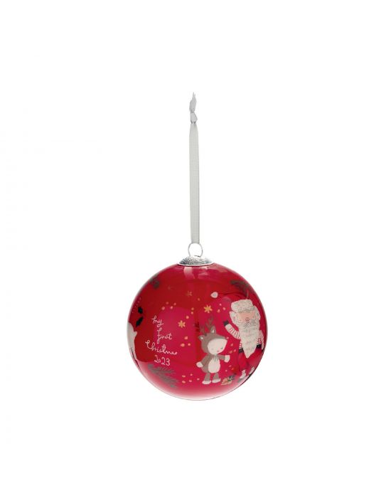 Mamas&Papas My First Christmas Bauble Red