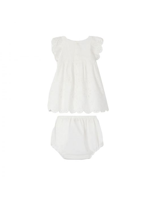 Bon Point Babys Milk white Lulu Dress
