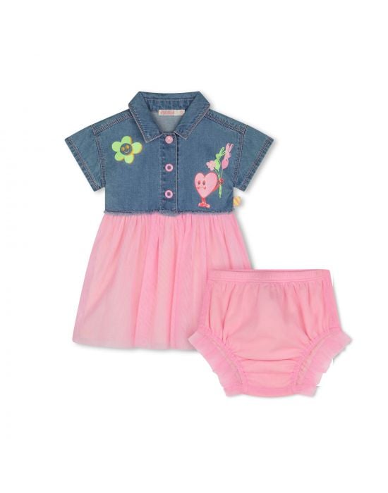 Billieblush Dress + Bloomers Set