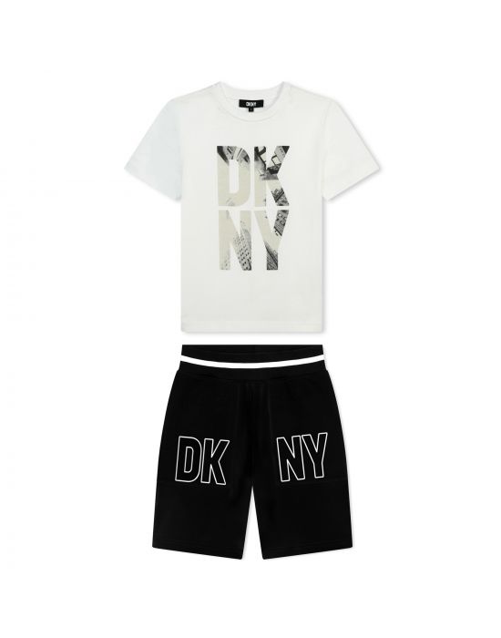 D.K.N.Y Print T-Shirt & Shorts Set