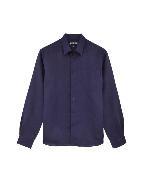 Vilebrequin Men Linen Shirt Solid