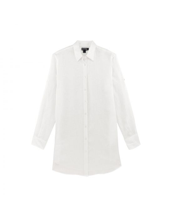 Vilebrequin  Women Linen Shirt Dress Solid