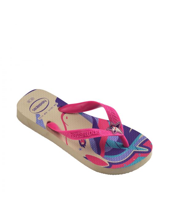 Παιδικές Σαγιονάρες Fantasy Beige-Magenta neon Havaianas