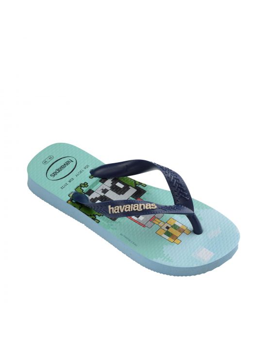 Παιδικές Σαγιονάρες Minecraft Lavender Blue Havaianas