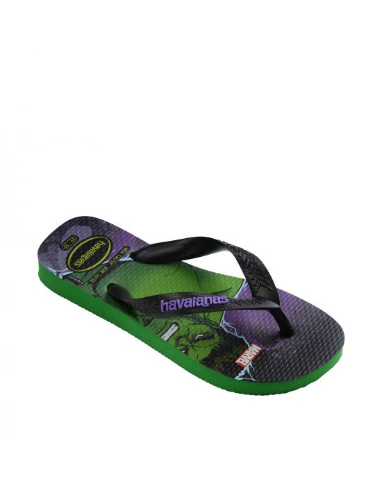 Παιδικές Σαγιονάρες Top Marvel II Green Havaianas