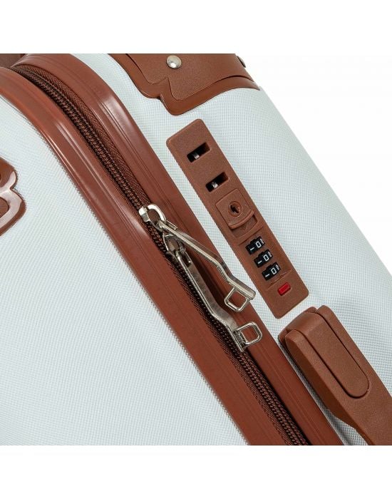 Lapin House Bapteme White-Brown Suitcase