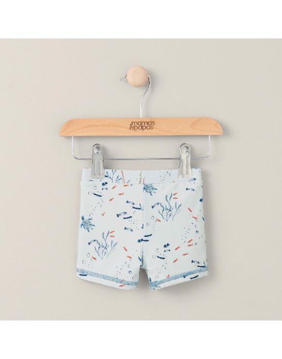 Mamas & Papas Deep Blue Sea Swimming Trunks