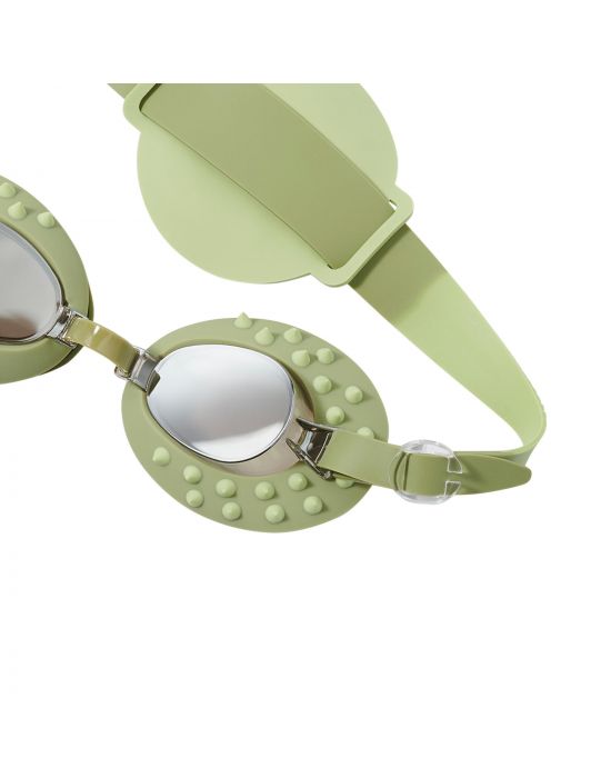 SunnyLife Kids Swim Goggles Cookie the Croc Khaki