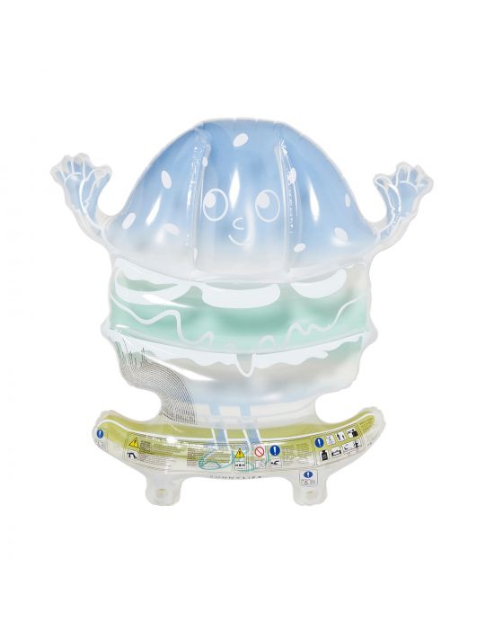 SunnyLife Kids Lie-On Float Burger Boy The Sea Kids Blue-Lime