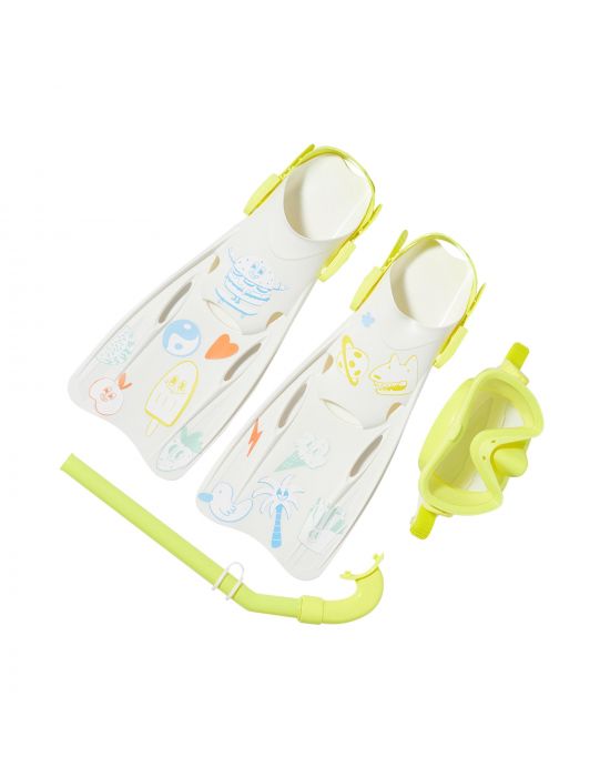 SunnyLife Kids Snorkel Set Medium The Sea Kids Yellow