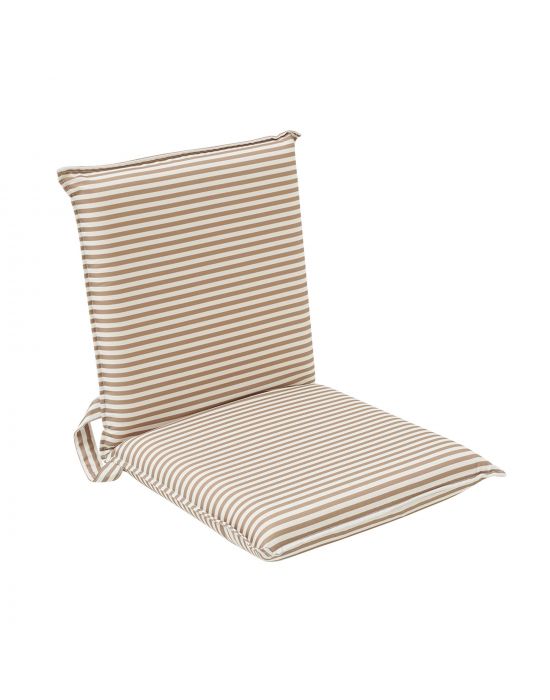 SunnyLife Lean Back Beach Chair The Vacay Khaki Stripe