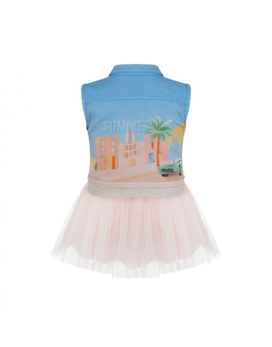 Παιδικό Φόρεμα με Γιλέκο Lapin House