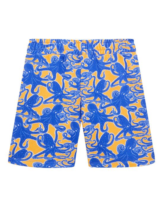 Vilebrequin Boys Cotton Bermuda Shorts Octopus all over