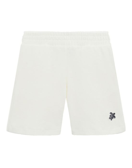 Vilebrequin Boys Terry Bermuda Shorts Embroidered Turtle