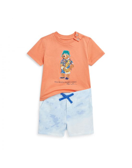 Βρεφικό Σετ Μπλούζα-Σόρτς Polo Ralph Lauren