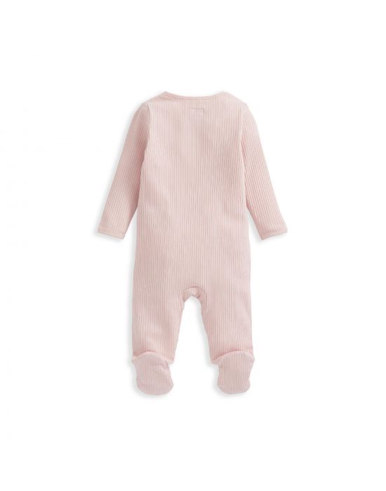 Βρεφικό Ολόσωμο Φορμάκι Pink με μακρύ μανίκι Mamas&Papas
