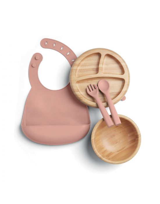 Παιδικό Σετ Φαγητού Bamboo 1st stage 4τεμ Melba Mamas&Papas