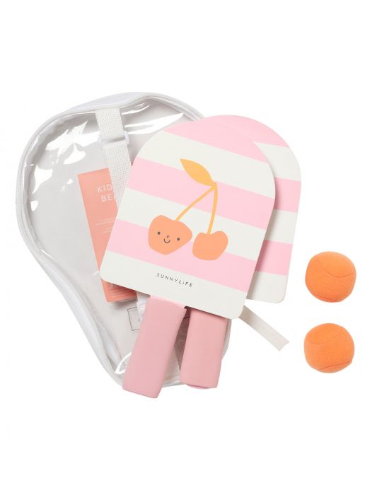 Παιδικές Ρακέτες Παραλίας Velcro Cotton Candy Cherry Sunnylife