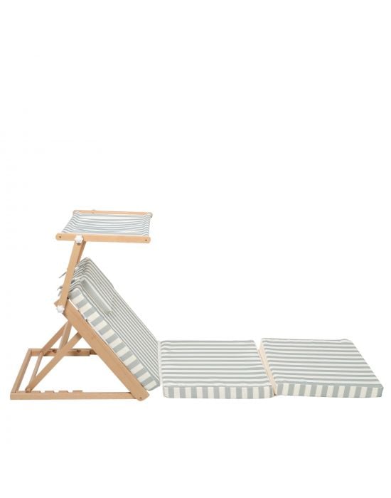 Ξαπλώστρα Pool House La Palma Sage Stripe Sunnylife