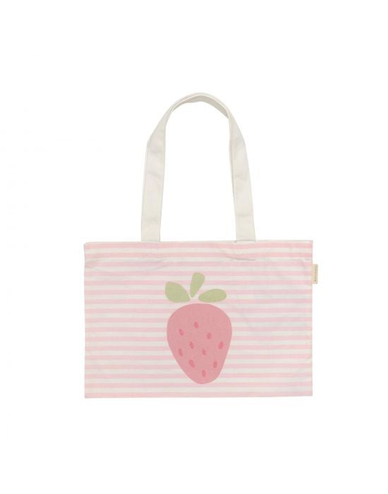 Παιδική Τσάντα Παραλίας Strawberry Sunshine Pink Stripe Sunnylife