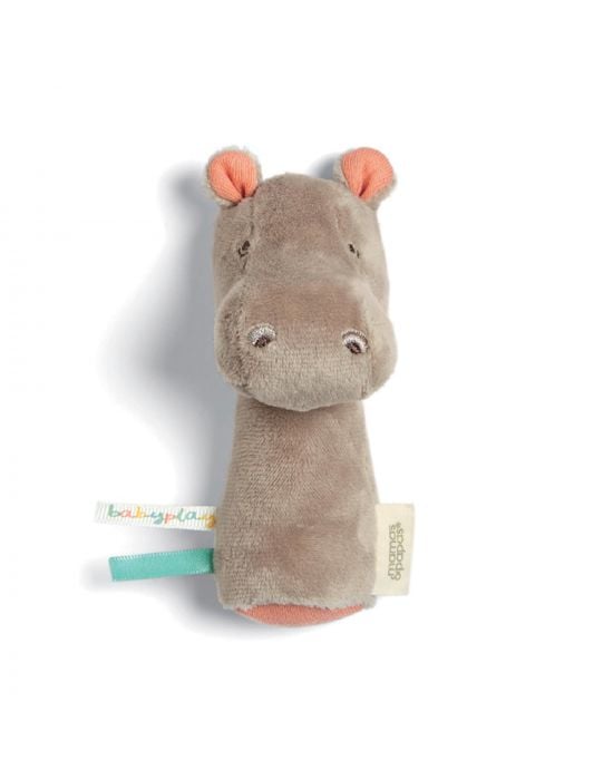 Mamas& Papas Mini Rattle Henry Hippo