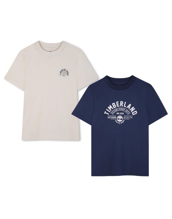 Timberland Kids Multitheme 2-Pack T-Shirts