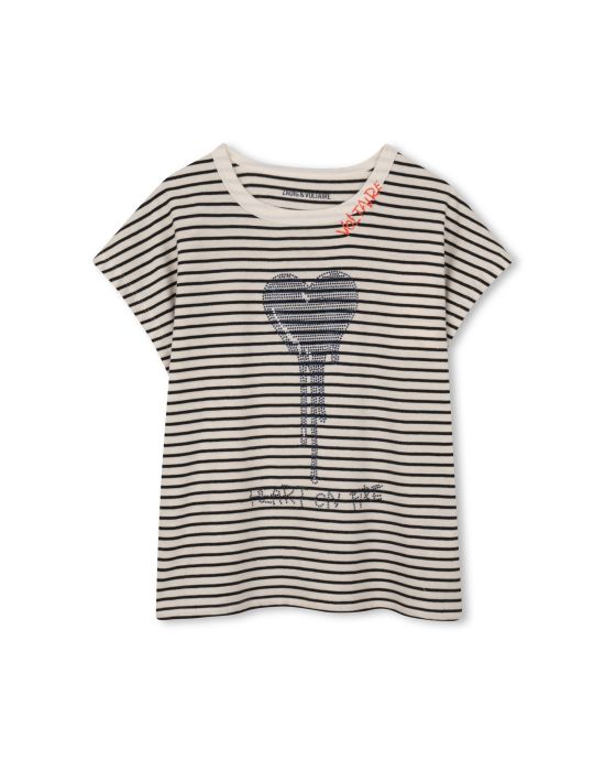 Παιδικό Ριγέ T-shirt Zadig & Voltaire