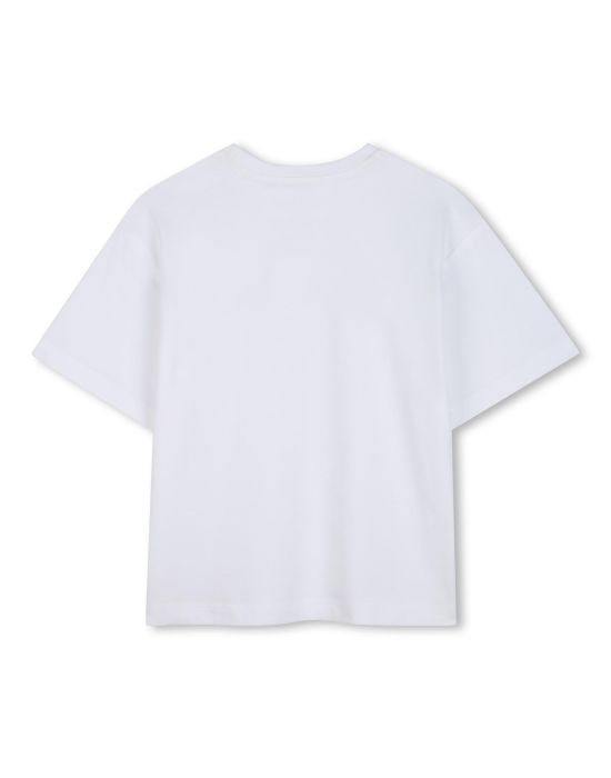 Timberland Relief Print Cotton T-shirt