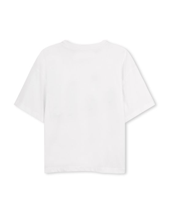 Marc Jacobs T-shirt with Trompe l'Oeil Printed Pocket and Woven Label