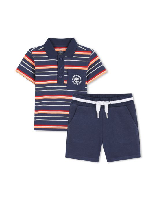 Timberland Kids Polo & Shorts Set