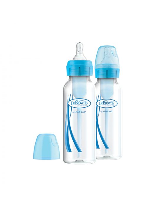 Dr.Brown's Baby Bottle Options+250ml Blue Set 2