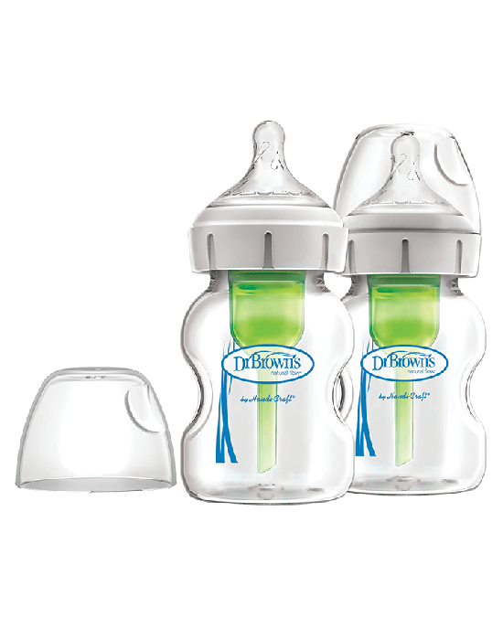 Dr.Brown's Baby Bottle Glass Pack 2 Options+150ml