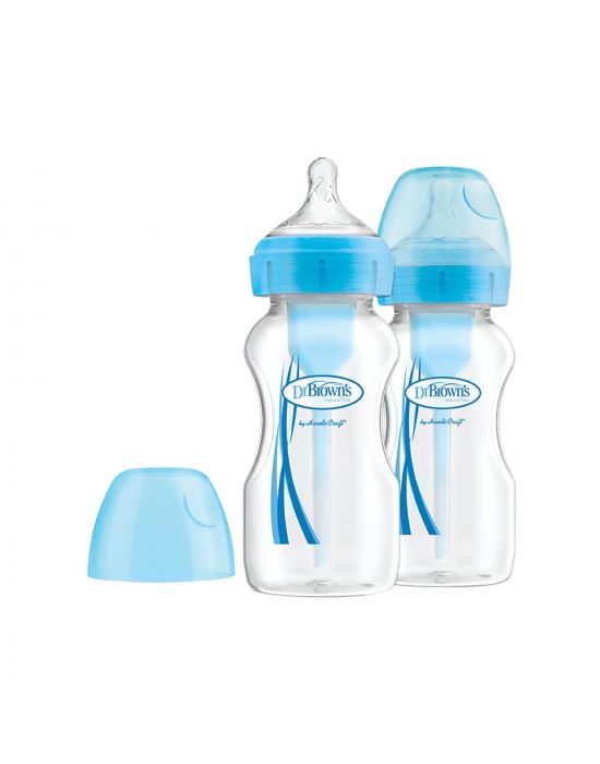 Dr.Brown's Baby Bottle Options+270ml Blue Set 2