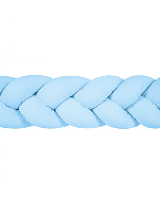 Baby Oliver Braided Bumper Design Blue 20*200