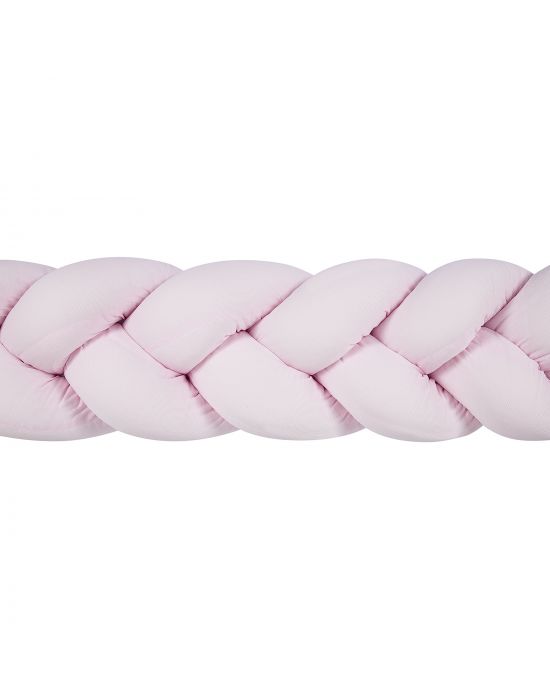 Baby Oliver Braided Bumper Design Pink 20*200