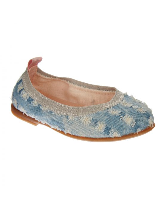 Denim Ballerina Shoes