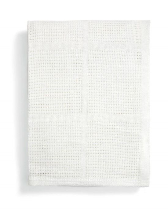 Mamas & Papas Cell Blanket Piquet Large 120*170cm White