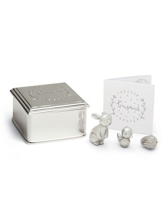 Mamas & Papas  Silver Trinket Set Treasured