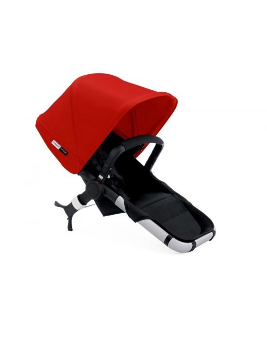 Bugaboo Kids Runner Black Seat  + Red Canopy