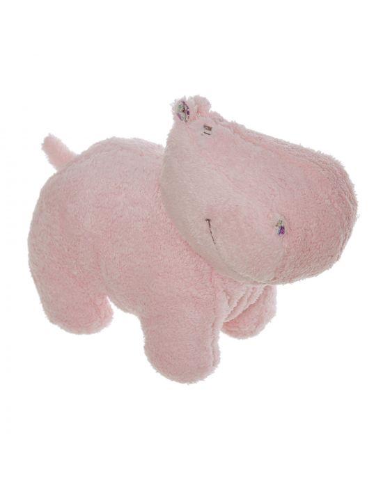 Soft Toy Hippo Pink 31cm