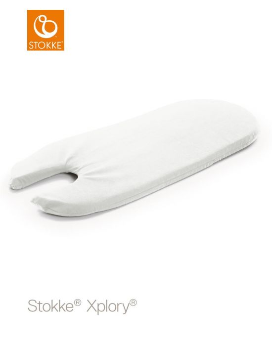 Stokke Baby Xplory® 2pk Fitted Sheet Carry CotWhite (pack 2pcs)
