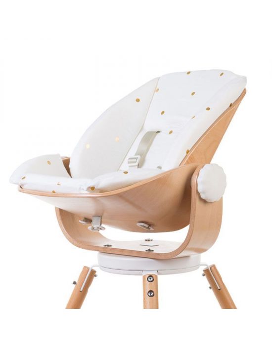 Childhome EVOLU Seat Liner Newborn Jersey Gold Dots