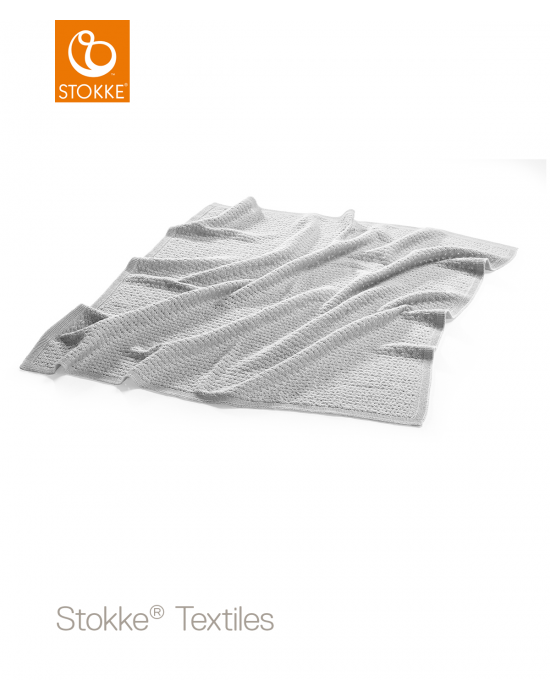 Βρεφική Κουβέρτα Stokke Merino Wool 80*80cm Light Grey