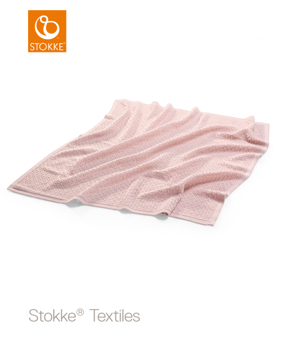 Βρεφική Κουβέρτα Stokke Merino Wool 80*80cm Pink