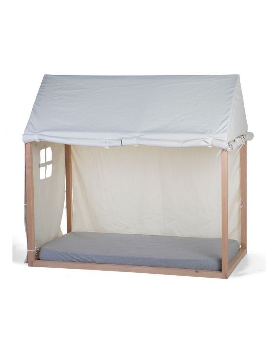 Childhome Kids White Cover For Bedframe House TIPI Natural 70*140