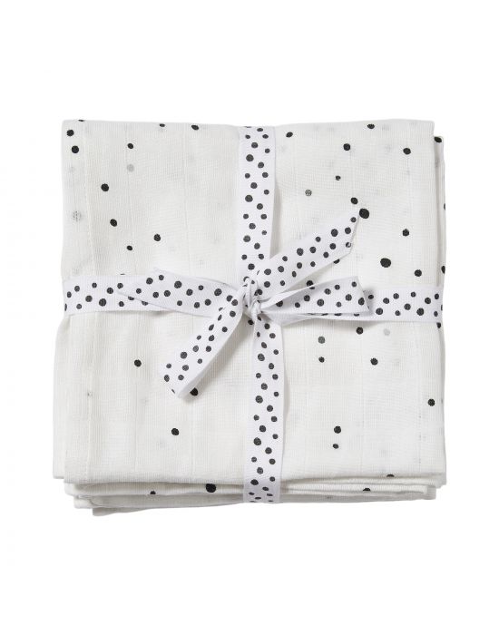Baby Swaddle 2-pack Dreamy Dots White